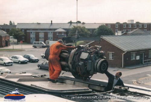 SRN4 Swift (GH-2004) at the Hovercraft Museum -  (credit: The <a href='http://www.hovercraft-museum.org/' target='_blank'>Hovercraft Museum Trust</a>).